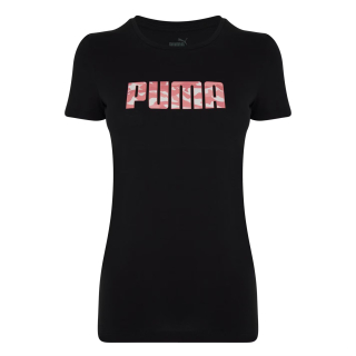 dámské tričko PUMA - BLACK/PINK